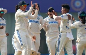 ಮಹಿಳಾ ಟೆಸ್ಟ್ ನಲ್ಲಿ ಭಾರತದ ಐತಿಹಾಸಿಕ ದಾಖಲೆ: ಇಂಗ್ಲೆಂಡ್ ವಿರುದ್ಧ ಭರ್ಜರಿ ಜಯ