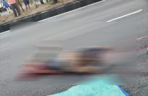 ಲಾರಿ-ಬೈಕ್ ನಡುವೆ ಅಪಘಾತ: ಸವಾರ ಸಾವು