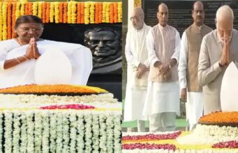 ಅಜಾತಶತ್ರು ಅಟಲ್ ಬಿಹಾರಿ ವಾಜಪೇಯಿ ಅವರ 99ನೇ ಜನ್ಮದಿನ: ಪುಷ್ಪ ನಮನ ಸಲ್ಲಿಸಿದ ರಾಷ್ಟ್ರಪತಿ