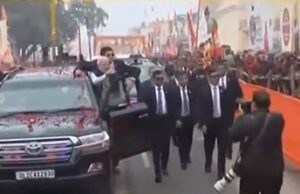 ರಾಮಜನ್ಮಭೂಮಿಯಲ್ಲಿ ಪ್ರಧಾನಿ ನರೇಂದ್ರ ಮೋದಿ ರೋಡ್ ಶೋ