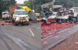 ಲಾರಿ- ಬೊಲೆರೋ ವಾಹನಗಳ ನಡುವೆ ಅಪಘಾತ: ಓರ್ವ ಚಾಲಕ ಸಾವು