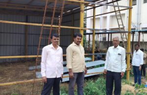 ಕೆ.ಆರ್.ನಗರ: ಗ್ರಾಪಂ ವ್ಯಾಪ್ತಿಗೆ ಸೇರಿದ ಜಾಗದಲ್ಲಿ ಅನಧಿಕೃತವಾಗಿ ನಿರ್ಮಿಸಿದ್ದ ಶೆಡ್ ತೆರವು