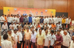 ಜಿ.ಎಂ.ಸಿದ್ದೇಶ್ವರ್’ಗೆ ಟಿಕೆಟ್ ನೀಡಬಾರದೆಂದು ಜಿಲ್ಲಾ ಮುಖಂಡರ ನಿಯೋಗ ಪಕ್ಷದ ಪ್ರಮುಖರಿಂದ ಮನವಿ