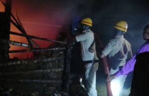 ಮನೆಯೊಂದರಲ್ಲಿ ವಿದ್ಯುತ್ ಶಾರ್ಟ್ ಸರ್ಕ್ಯೂಟ್ ನಿಂದ ಅಗ್ನಿ ಅವಘಡ: ಗೃಹೋಪಯೋಗಿ ವಸ್ತುಗಳು ನಾಶ