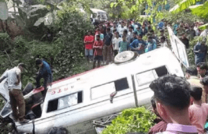 ಅಸ್ಸಾಂ: ಶಾಲಾ ಬಸ್ ಪಲ್ಟಿಯಾಗಿ 25ಕ್ಕೂ ಅಧಿಕ ಮಕ್ಕಳಿಗೆ ಗಾಯ