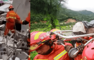 ಚೀನಾದಲ್ಲಿ ಭೂ ಕುಸಿತ: 44 ಜನರು ಜನರು ಸಾವು, 18 ಮನೆಗಳು ಸಂಪೂರ್ಣ ನಾಶ