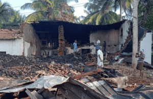 ಕೊಬ್ಬರಿ ಗೋದಾಮಿಗೆ ಆಕಸ್ಮಿಕ ಬೆಂಕಿ: ಲಕ್ಷಾಂತರ ರೂ. ನಷ್ಟ