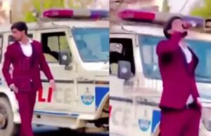 ಪೊಲೀಸ್ ವಾಹನ ಬಳಸಿ ರೀಲ್ಸ್: ಯುವಕನ ಬಂಧನ