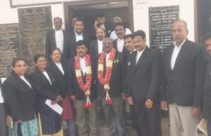 ಶ್ರೀರಂಗಪಟ್ಟಣ ವಕೀಲರ ಸಹಕಾರ ಸಂಘದ ಅಧ್ಯಕ್ಷರಾಗಿ ಸಿ.ಕೆ.ಸೋಮು ಆಯ್ಕೆ