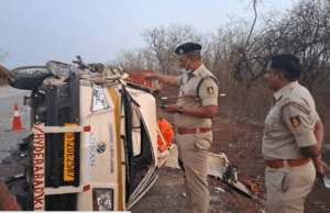 ಟ್ರಕ್ – ಟಾಟಾ ಎಸ್ ನಡುವೆ ಮುಖಾಮುಖಿ ಡಿಕ್ಕಿ: ನಾಲ್ವರು ಸ್ಥಳದಲ್ಲೇ ಸಾವು