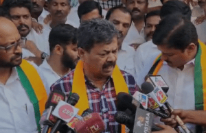 ಕಾಂಗ್ರೆಸ್ ನಾಯಕರಿಗೆ ಬಹಿರಂಗ ಸವಾಲು ಹಾಕಿದ ರೇಣುಕಾಚಾರ್ಯ