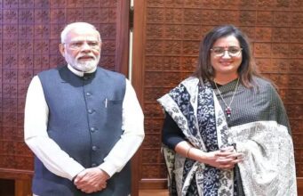 ಮಂಡ್ಯ ಲೋಕಸಭಾ ಟಿಕೆಟ್ ಗೆ ಕಸರತ್ತು:ಪ್ರಧಾನಿ ಮೋದಿಯನ್ನು ಭೇಟಿಯಾದ ಸಂಸದೆ ಸುಮಲತಾ