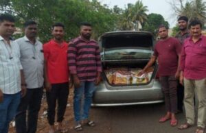 ಬೆಳಗಾವಿ: ಗೋವಾ ರಾಜ್ಯದ ಅಕ್ರಮ ಮದ್ಯ ಸಾಗಾಟ, ಮಾರಾಟ ಮಾಡುತ್ತಿದ್ದ ವ್ಯಕ್ತಿ ಬಂಧನ