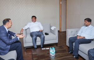 ಲುಲು ಗ್ರೂಪ್ ನ ಹಿರಿಯ ಅಧಿಕಾರಿಗಳ ಜತೆ ಸಚಿವ ಎಂ.ಬಿ.ಪಾಟೀಲ ಮಹತ್ವದ ಸಭೆ