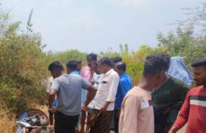 ಟಾಟಾ ಏಸ್, ಬೈಕ್ ನಡುವೆ ಅಪಘಾತ: ಬೈಕ್ ಸವಾರ