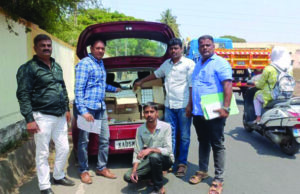 ಅಕ್ರಮ ಸಾಗಾಟ: ಲಕ್ಷಾಂತರ ರೂಪಾಯಿ ಮೌಲ್ಯದ ಮದ್ಯ ಹಾಗೂ ಬಿಯರ್ ವಶ