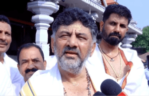 ಶ್ರೀಕ್ಷೇತ್ರ ಧರ್ಮಸ್ಥಳ ಮಂಜುನಾಥ ಸ್ವಾಮಿಯ ದರ್ಶನ ಪಡೆದ ಡಿ ಕೆ ಶಿವಕುಮಾರ್: ವಿಶೇಷ ಪೂಜೆ ಸಲ್ಲಿಕೆ