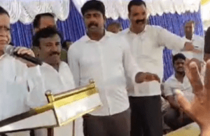 ಹಾಸನ: ಕಾಂಗ್ರೆಸ್ ಕಾರ್ಯಕರ್ತರ ಪೂರ್ವಭಾವಿ ಸಭೆಯಲ್ಲಿ ಮುಖಂಡರ ನಡುವೆ ಕಿತ್ತಾಟ