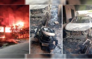 ಮೈಸೂರು: ಶಾರ್ಟ್ ಸರ್ಕ್ಯೂಟ್ ನಿಂದ 2 ಬೈಕ್, ಒಂದು ಕಾರು ಸುಟ್ಟು ಭಸ್ಮ