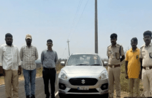 ಶ್ರೀಗಂಧದ ಮರದ ತುಂಡುಗಳನ್ನು ಸಾಗಿಸುತ್ತಿದ್ದ ಓರ್ವ ನಕಲಿ ಪತ್ರಕರ್ತನ ಬಂಧನ