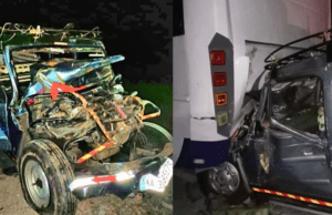 ಖಾಸಗಿ ಬಸ್ ಗೆ ಕ್ರೂಸರ್ ವಾಹನ ಡಿಕ್ಕಿ: ಬಾಗಲಕೋಟೆಯ ಐವರು ಸಾವು