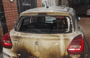 ಆನ್ ಲೈನ್ ಗೇಮಿಂಗ್ ವಿವಾದ: ಯೋಧರ ಕಾರಿಗೆ ಬೆಂಕಿ ಹಚ್ಚಿದ ವ್ಯಕ್ತಿ