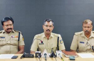 ಬಳ್ಳಾರಿ: 55 ಕೆಜಿ ಗಾಂಜಾ ಸಹಿತ ಐವರ ಬಂಧನ