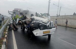 ನಿಂತಿದ್ದ ಲಾರಿಗೆ ಟಿಟಿ ಢಿಕ್ಕಿ: ಓರ್ವ ಸಾವು, ಹಲವರಿಗೆ ಗಾಯ
