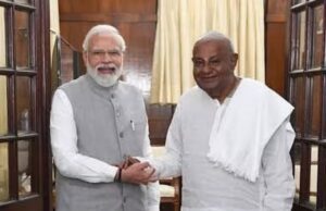 ಹೆಚ್ ಡಿ ದೇವೇಗೌಡ ಅವರಿಗೆ ಕರೆ ಮಾಡಿ ಆರೋಗ್ಯ ವಿಚಾರಿಸಿದ ಪ್ರಧಾನಿ ಮೋದಿ