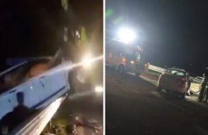 ಎರಡು ಕಾರುಗಳ ನಡುವೆ ಭೀಕರ ರಸ್ತೆ ಅಪಘಾತ: 7 ಮಂದಿ ಸಾವು, ನಾಲ್ವರಿಗೆ ಗಾಯ