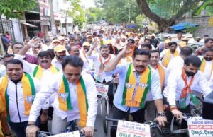 ಪೆಟ್ರೋಲ್-ಡೀಸೆಲ್ ಬೆಲೆ ಏರಿಕೆ ಖಂಡಿಸಿ ರಾಜ್ಯಾದ್ಯಂತ ಬಿಜೆಪಿ ಪ್ರತಿಭಟನೆ: ಸರ್ಕಾರದ ವಿರುದ್ಧ ಆಕ್ರೋಶ