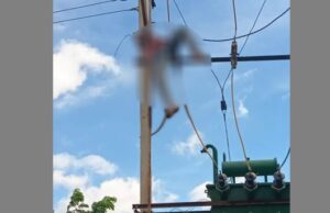 ವಿದ್ಯುತ್ ಸ್ಪರ್ಶವಾಗಿ ಕಂಬದಲ್ಲಿಯೇ ಮೃತಪಟ್ಟ ಬೆಸ್ಕಾಂ ಸಿಬ್ಬಂದಿ