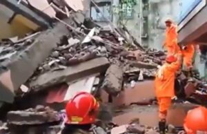 ಬೆಳ್ಳಂಬೆಳಗ್ಗೆ ಮೂರು ಅಂತಸ್ತಿನ ಕಟ್ಟಡ ಕುಸಿತ: ಹಲವರು ಸಿಲುಕಿರುವ ಶಂಕೆ