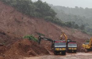 ಭೂಕುಸಿತದ ತ್ಯಾಜ್ಯ ವಿಲೇವಾರಿಗೆ ಲೋಕೋಪಯೋಗಿ ಇಲಾಖೆ ನೆರವು
