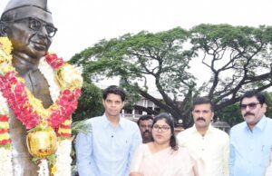 ಬಾಬು ಜಗಜೀವನ ರಾಂ ಅವರ ಪ್ರತಿಮೆಗೆ ಮಾಲಾರ್ಪಣೆ