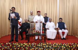 ಉಪ ಲೋಕಾಯುಕ್ತರಿಗೆ ಪ್ರಮಾಣ ವಚನ ಸ್ವೀಕರಿಸಿದ ನ್ಯಾಯಮೂರ್ತಿ ಬಿ.ವೀರಪ್ಪ