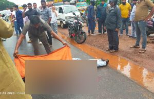 ಸ್ಕೂಟರ್’ಗೆ ಟ್ಯಾಂಕರ್ ಡಿಕ್ಕಿ: ಸವಾರ ಸಾವು