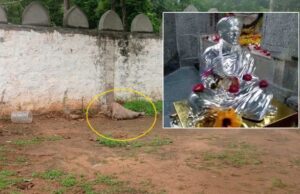 ಕಳುವಾಗಿದ್ದ ಮುರುಘಾ ಶ್ರೀಗಳ ಬೆಳ್ಳಿ ಮೂರ್ತಿ ಮಠದ ಆವರಣದಲ್ಲೇ ಪತ್ತೆ