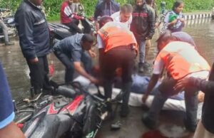 ಗ್ಯಾಸ್ ಟ್ಯಾಂಕರ್ – ಬೈಕ್ ನಡುವೆ ಭೀಕರ ಅಪಘಾತ: ಇಬ್ಬರು ಸಾವು