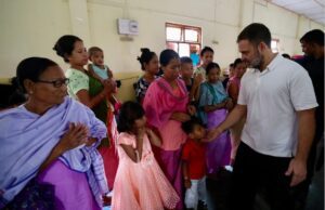 ಜನಾಂಗೀಯ ಹಿಂಸಾಚಾರ ಪೀಡಿತ ಮಣಿಪುರಕ್ಕೆ ರಾಹುಲ್ ಗಾಂಧಿ ಭೇಟಿ: ಸಂತ್ರಸ್ತರೊಂದಿಗೆ ಸಂವಾದ