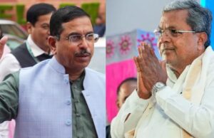 ಮುಡಾ ಹಗರಣ: ಏನೂ ಮಾಡಿಲ್ಲವೆಂದಾದರೆ ಡಿಸಿ ವರ್ಗಾವಣೆ ಏಕೆ ?: ಸಿದ್ದರಾಮಯ್ಯ ವಿರುದ್ಧ ಪ್ರಲ್ಹಾದ್ ಜೋಶಿ ವಾಗ್ದಾಳಿ