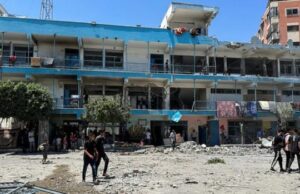 ಗಾಜಾ ಶಾಲೆಯ ಮೇಲೆ ಇಸ್ರೇಲ್ ವೈಮಾನಿಕ ದಾಳಿ: 100ಕ್ಕೂ ಅಧಿಕ ಮಂದಿ ಸಾವು