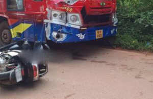 ವಿಟ್ಲ: ಸ್ಕೂಟರ್- ಖಾಸಗಿ ಬಸ್ ನಡುವೆ ಢಿಕ್ಕಿ; ಸವಾರನಿಗೆ ಗಾಯ