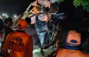 ಉತ್ತರ ಪ್ರದೇಶದಲ್ಲಿ ಸರಣಿ ಅಪಘಾತ: ಮಗು ಸೇರಿ ಒಂದೇ ಕುಟುಂಬದ ಐವರು ಸಾವು