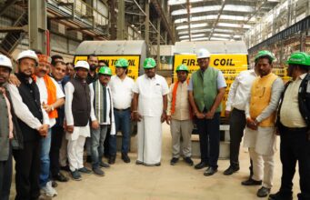 ಛತ್ತೀಸಗಢದ ನಾಗನಾರ್ NMDC ಕಬ್ಬಿಣ & ಉಕ್ಕು ಕಾರ್ಖಾನೆಗೆ ಕೇಂದ್ರ ಸಚಿವ ಹೆಚ್.ಡಿ.ಕುಮಾರಸ್ವಾಮಿ ಭೇಟಿ