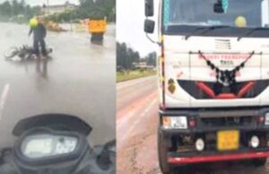 ಕುಂದಾಪುರ: ಹೆದ್ದಾರಿಯಲ್ಲಿ ಟ್ಯಾಂಕರ್ನಿಂದ ತೈಲ ಸೋರಿಕೆ: ಸರಣಿ ಅಪಘಾತ