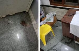 ಮಸೀದಿಗೆ ದುಷ್ಕರ್ಮಿಗಳಿಂದ ಕಲ್ಲು ತೂರಾಟ: ಘಟನಾ ಸ್ಥಳಕ್ಕೆ ಪೊಲೀಸರ ಭೇಟಿ, ಪರಿಶೀಲನೆ