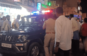 ಮಂಡ್ಯ: ಕರ್ತವ್ಯ ನಿರತ ಟ್ರಾಫಿಕ್ ಮಹಿಳಾ ಪೇದೆ ಮೇಲೆ ಬೈಕ್ ಹರಿಸಿದ ಪುಂಡರು