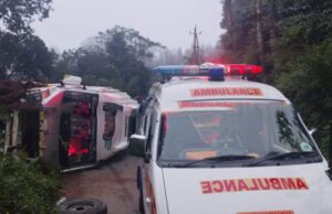 ಚಾಲಕನ ನಿಯಂತ್ರಣ ತಪ್ಪಿ ಟಿಟಿ ವಾಹನ ಪಲ್ಟಿ: 9 ಮಂದಿಗೆ ಗಾಯ