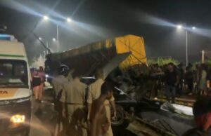 ಭೀಕರ ಅಪಘಾತ: 10 ಮಂದಿ ಸಾವು, ಮೂವರ ಸ್ಥಿತಿ ಗಂಭೀರ